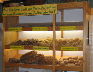 Brot-Regal - ohne Zusatzstoffe