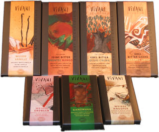 Neues Design für Vivani-Bio-Schokolade